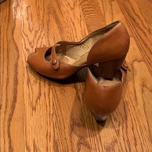 Indigo peek toe heels size 6.5
